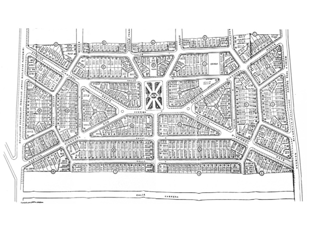 Fuente: Del barrio al territorio. Castelar: el primer Barrio Parque del Oeste de GBA. 1929-1935, de Ana Helena Gomez Pintus